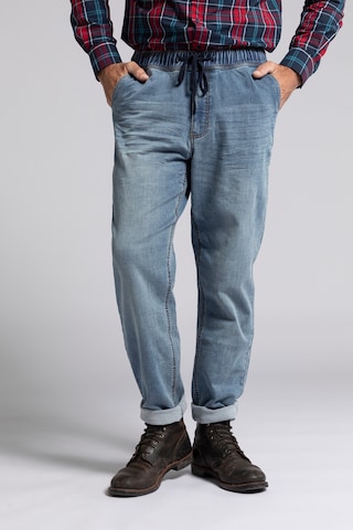 JP1880 Tapered Jeans in Blauw: voorkant