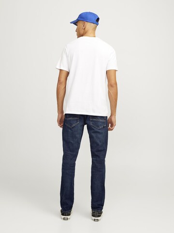 JACK & JONES - Tapered Calças de ganga 'JJIMike JJFox' em azul