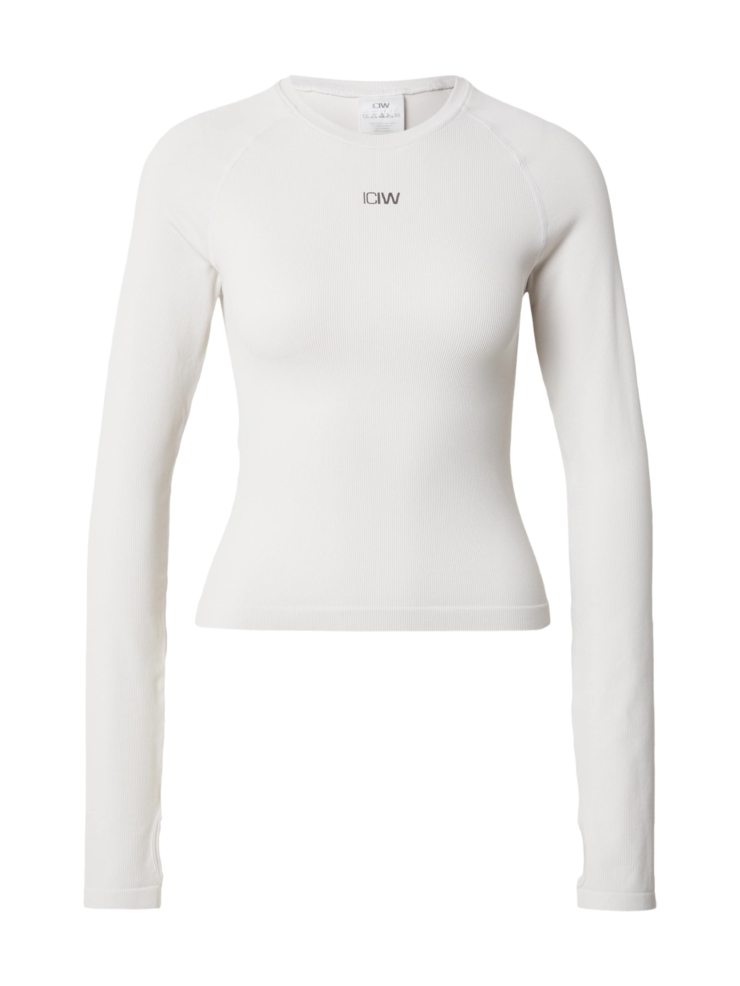 Tricou funcțional 'Sculpt' de la ICANIWILL pe alb: față