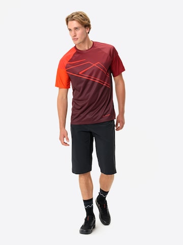 VAUDE Functioneel shirt 'Moab VI' in Rood