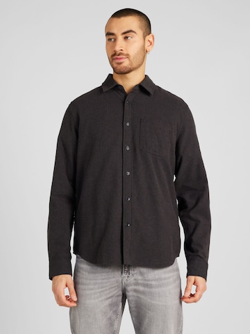 GAP Regular fit Button Up Shirt in Grey: front