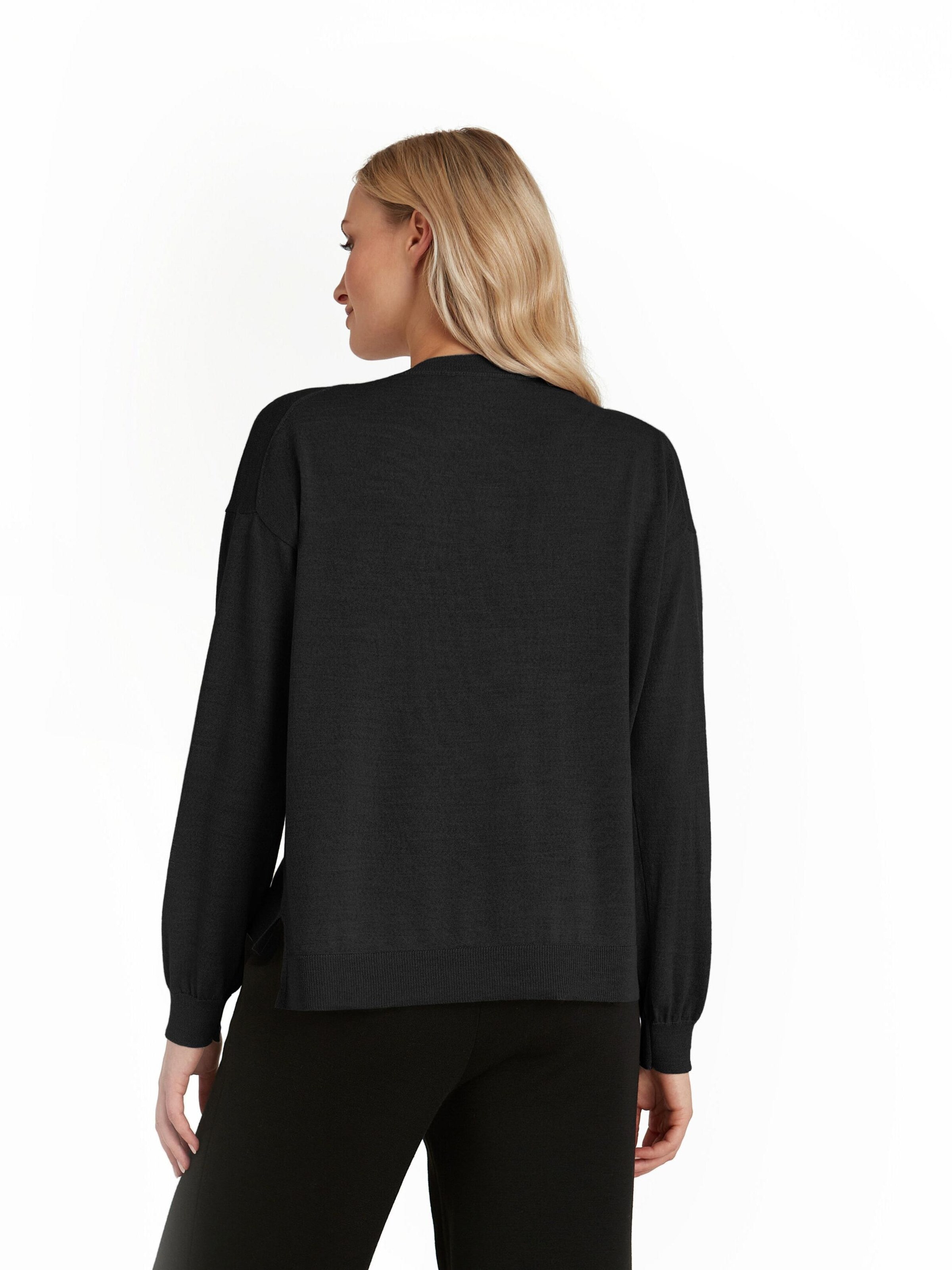FALKE Knit Cardigan in Black
