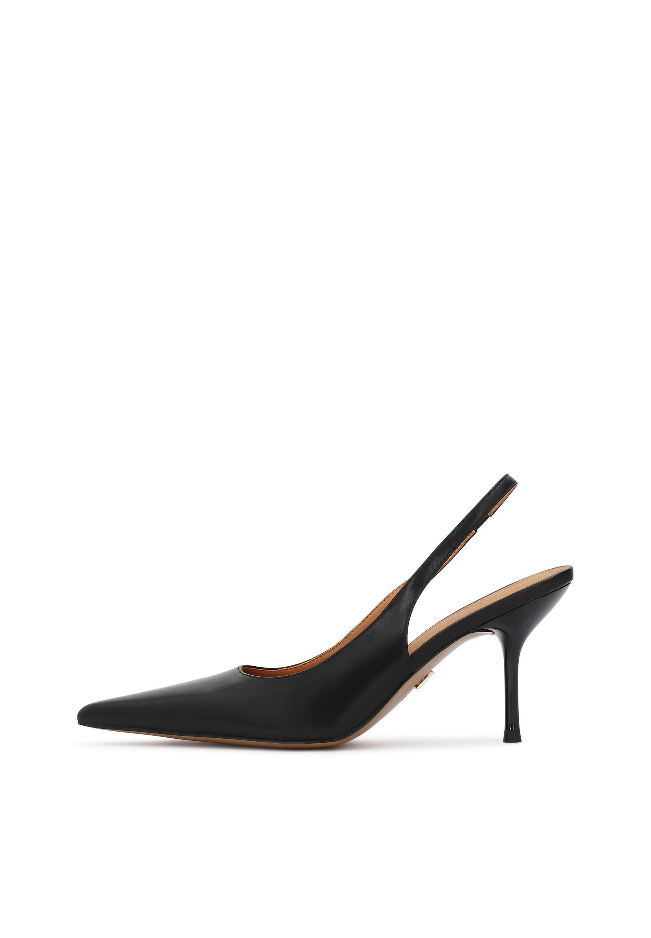 Escarpins à bride arrière Kazar en noir : devant