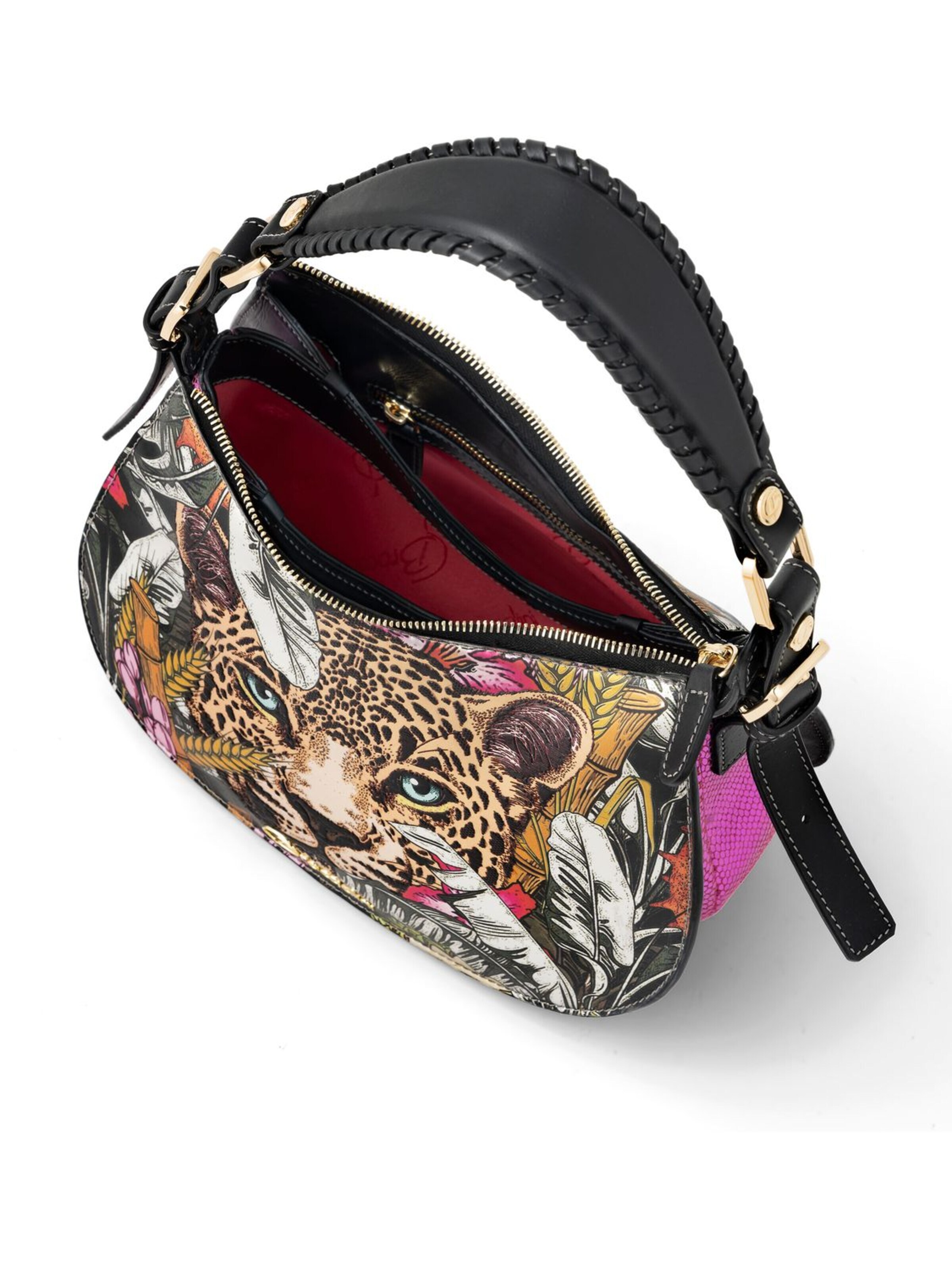 Braccialini - Bolso de hombro 'Ginevra Giaguaro' en Mezcla de colores