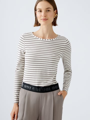 T-shirt 'Sumiko' OUI en marron : devant