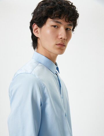 Koton Regular fit Button Up Shirt in Blue