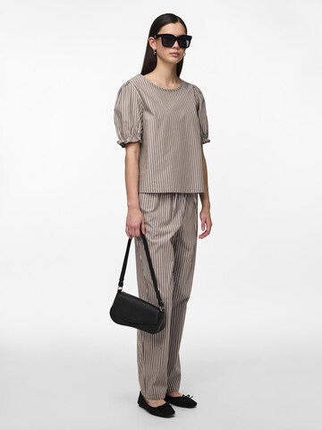 PIECES Blouse 'PCPenny' in Brown