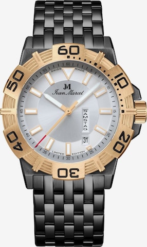 Montre à affichage analogique Jean Marcel en noir : devant
