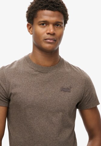 Superdry - Camisa 'Essential' em castanho