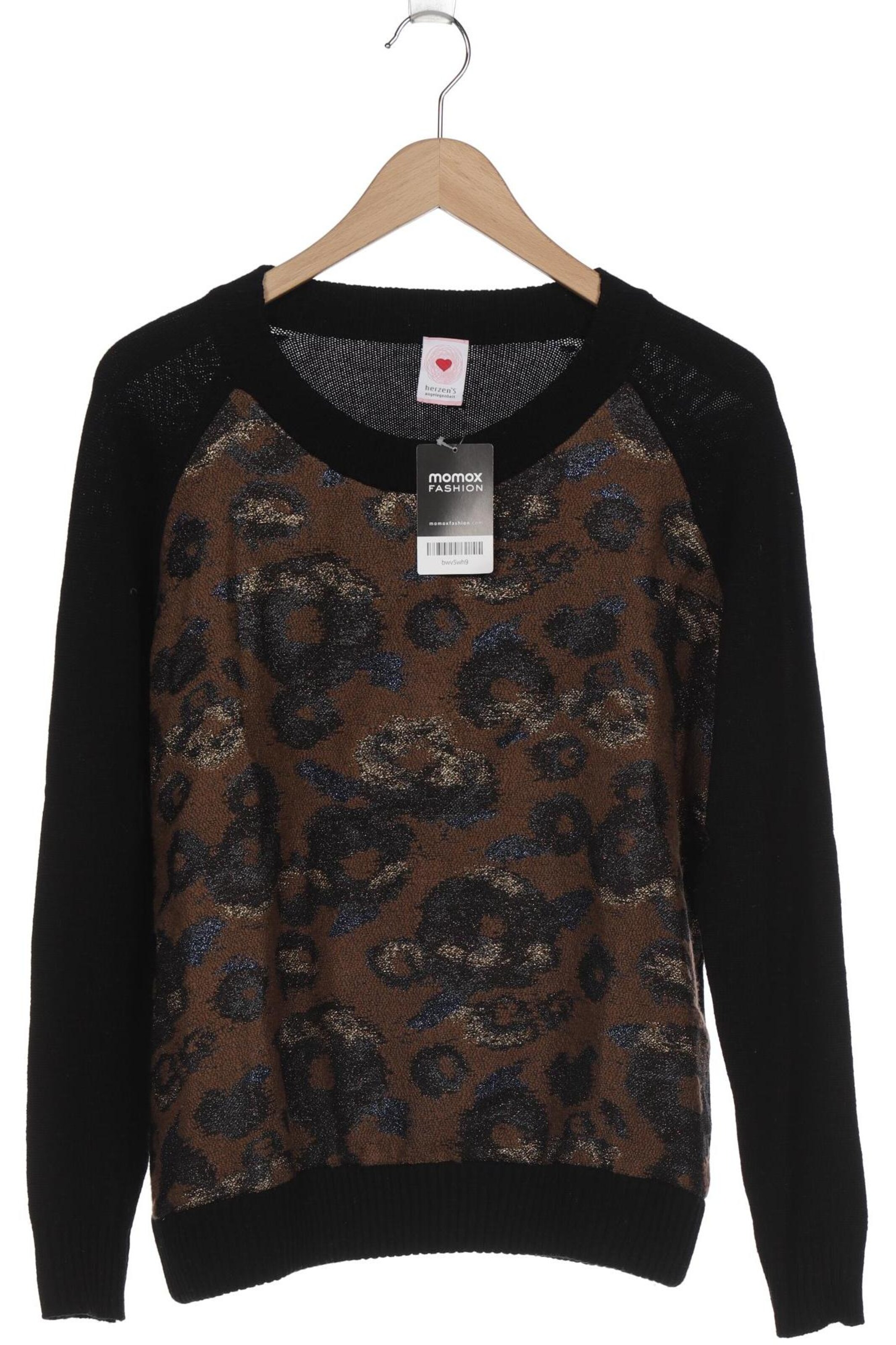 HERZENSANGELEGENHEIT Sweater & Cardigan in XL in Black: front