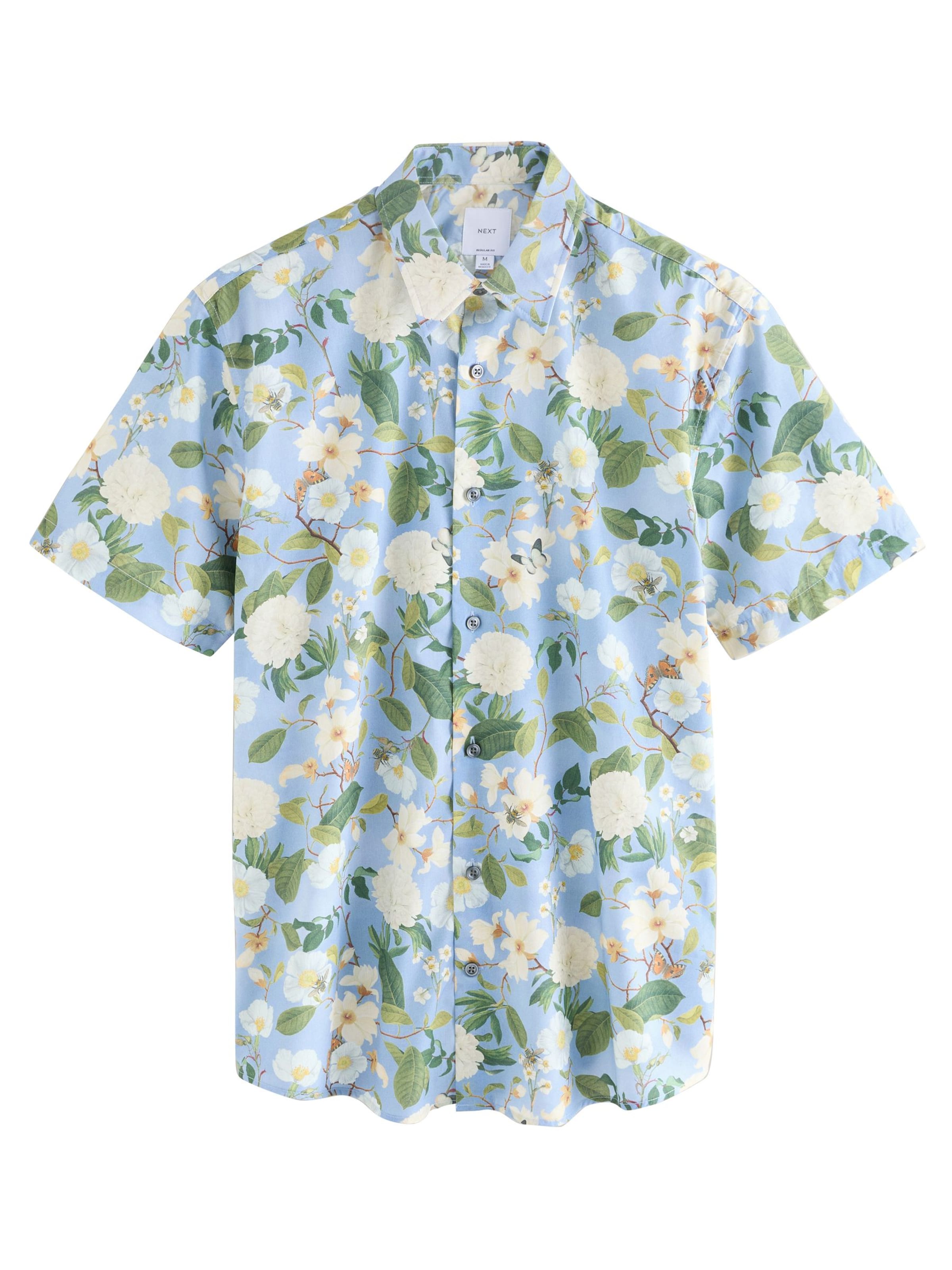 Coupe regular Chemise 'Kew' Next en bleu : devant
