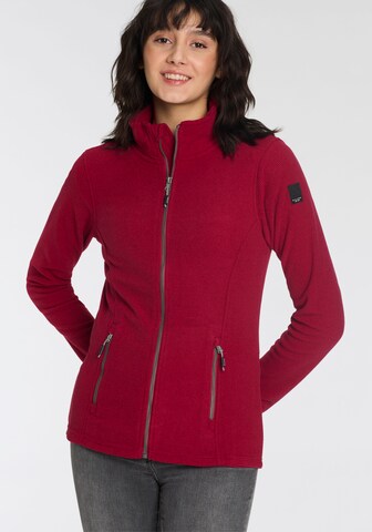 KILLTEC Athletic Fleece Jacket in Red