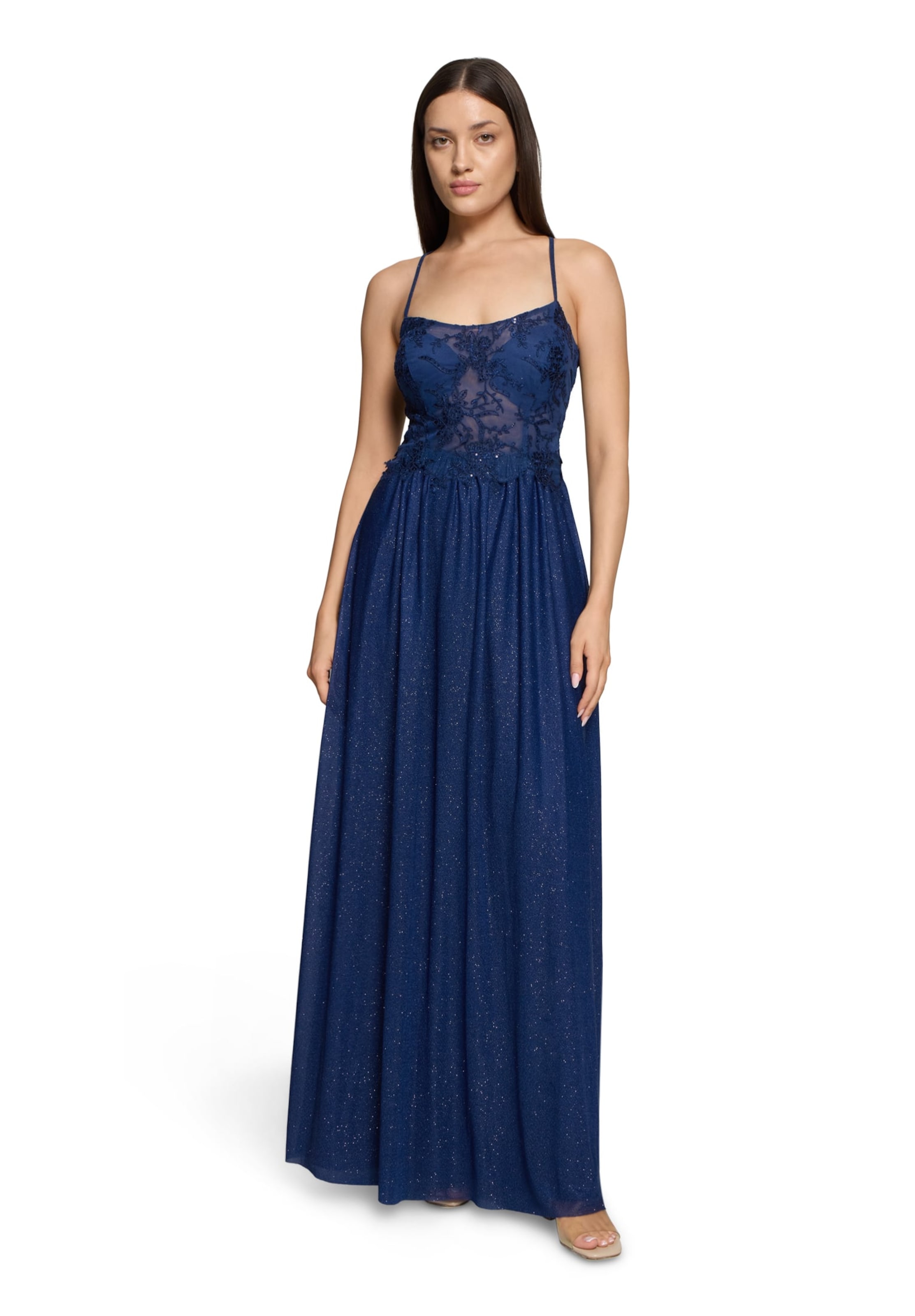 Vera Mont Kleid in Blau: Vorderseite