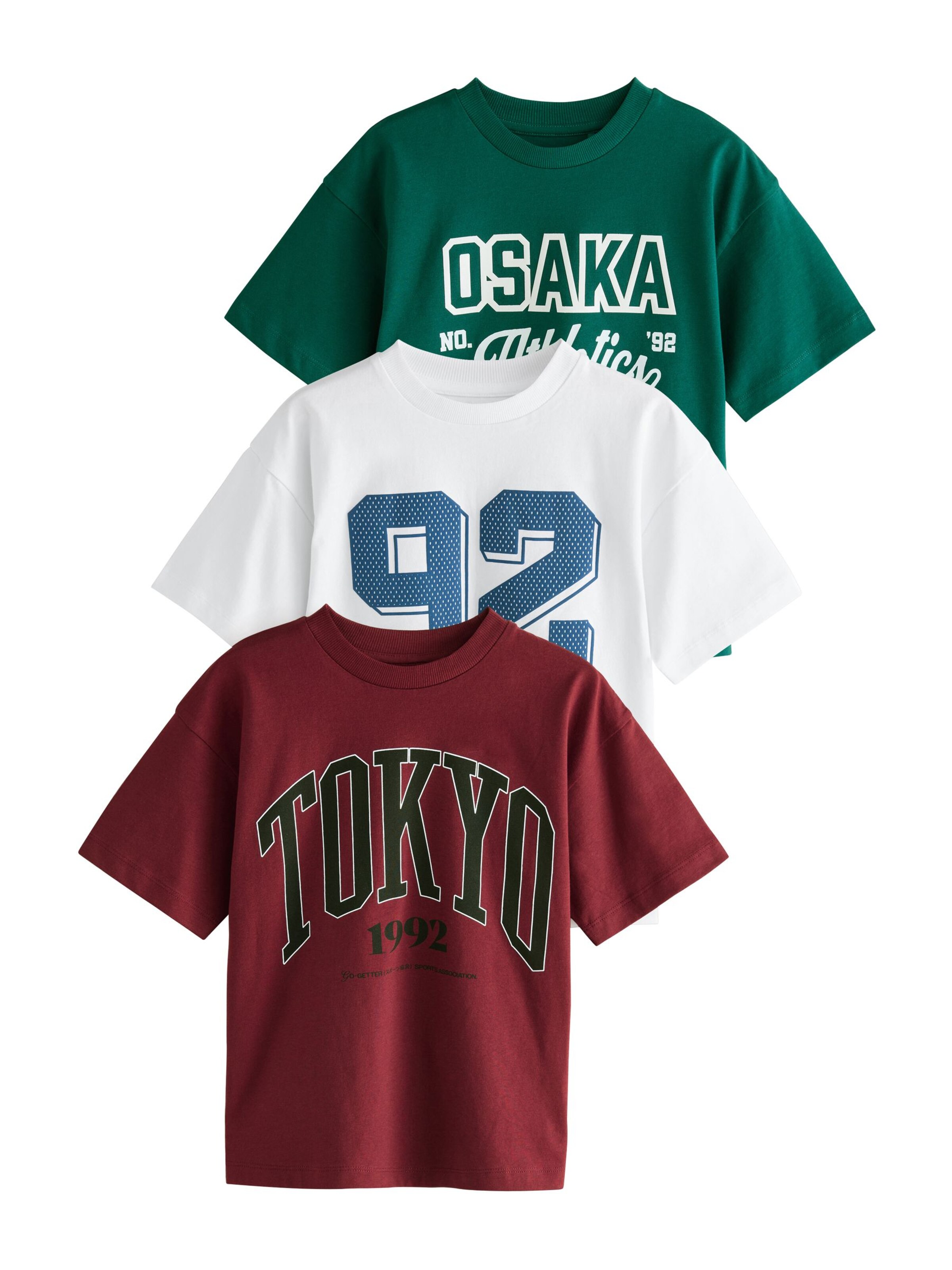 T-Shirt Next en vert : devant