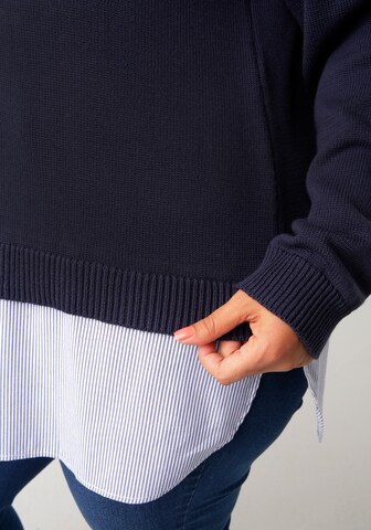 Aniston Pullover in Blau