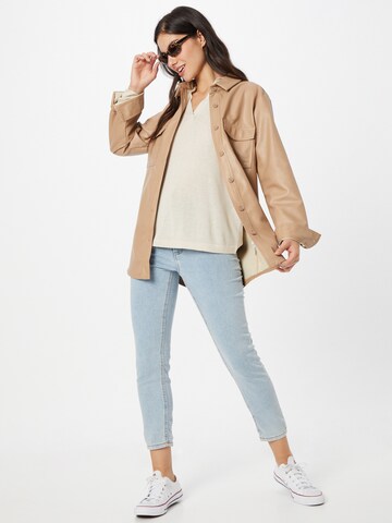 OUI Pullover in Beige