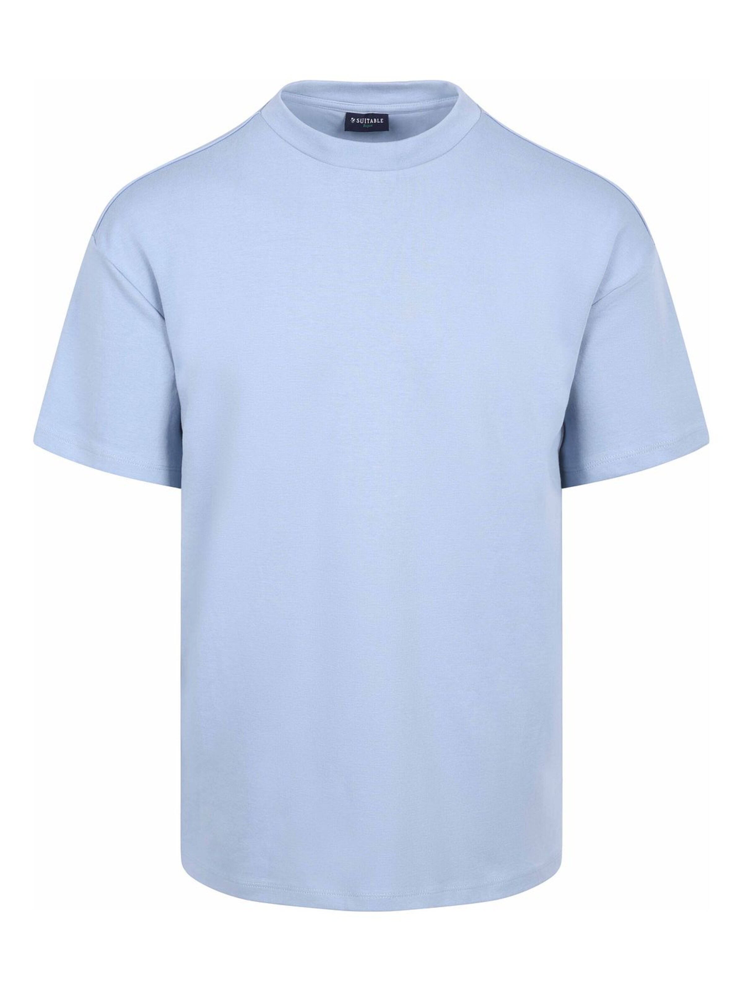 Suitable Shirt 'Rink' in M in de kleur Lichtblauw, Productweergave