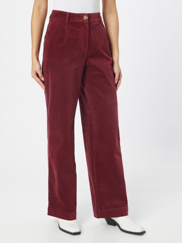 Wide Leg Pantalon à pince 'Petra' Coster Copenhagen en rouge : devant