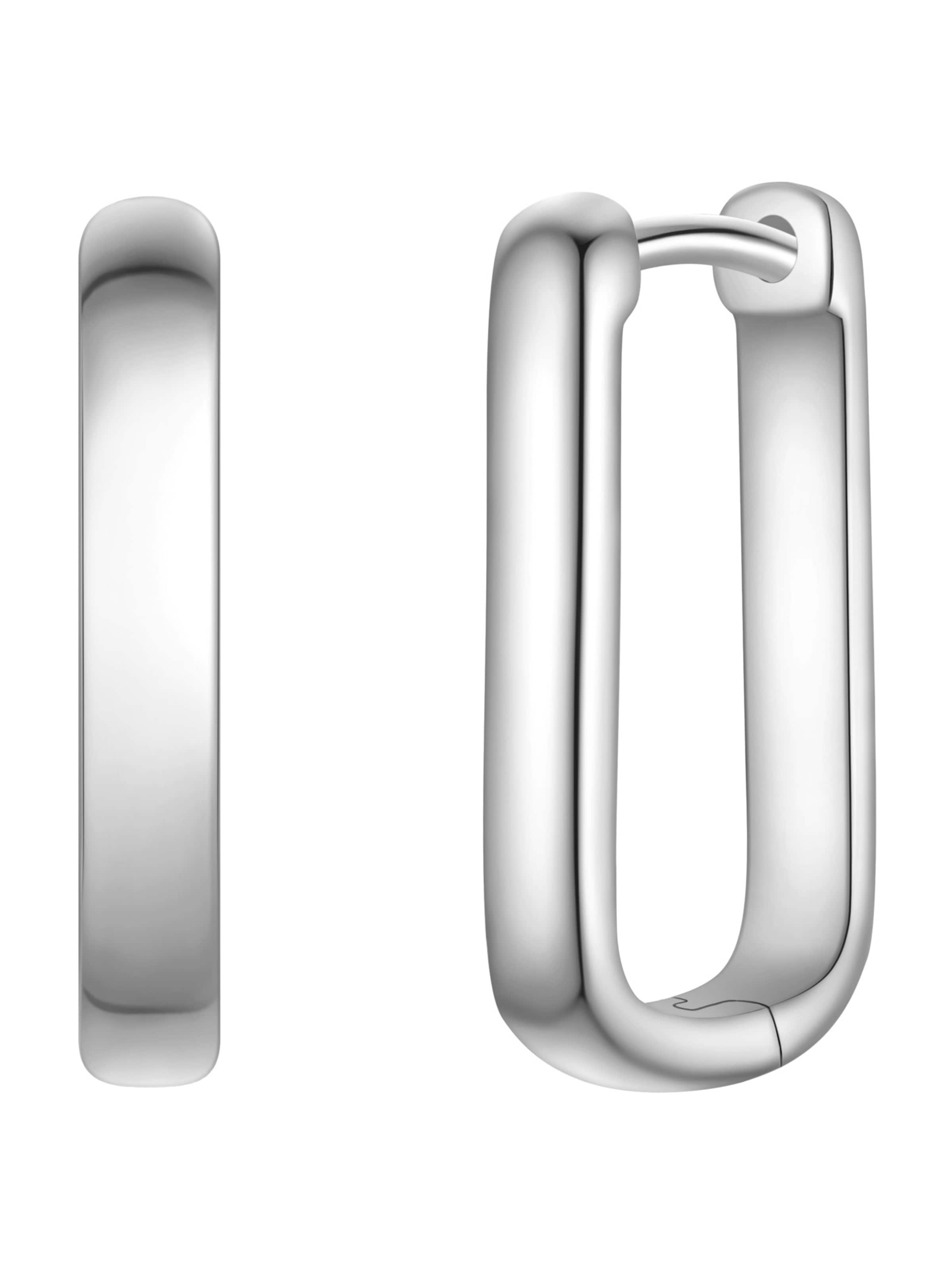 Boucles d'oreilles Glanzstücke München en argent : devant