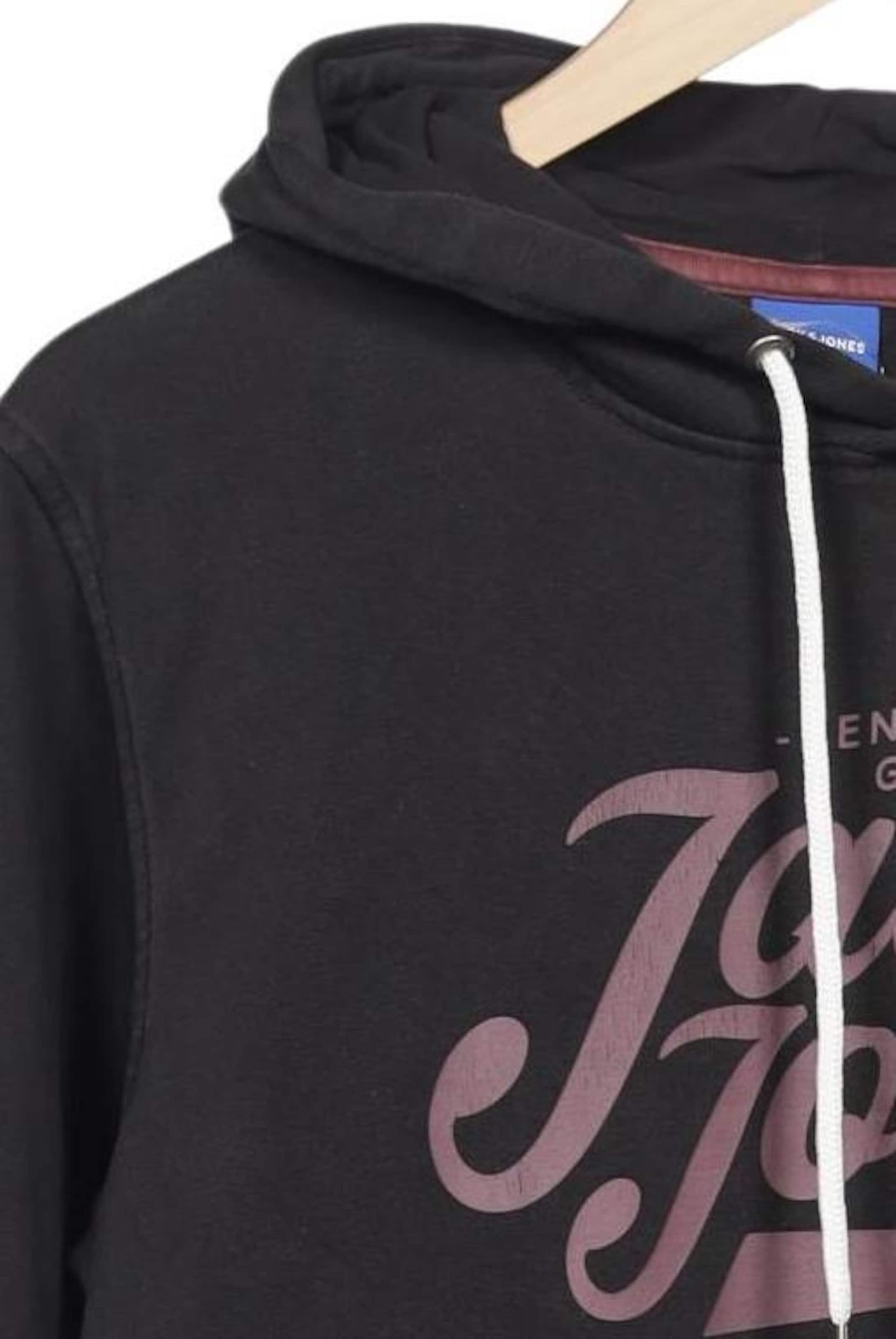 JACK & JONES Kapuzenpullover L in Schwarz