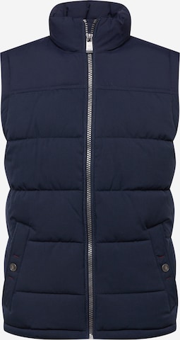 TOM TAILOR Bodywarmer in Blauw: voorkant