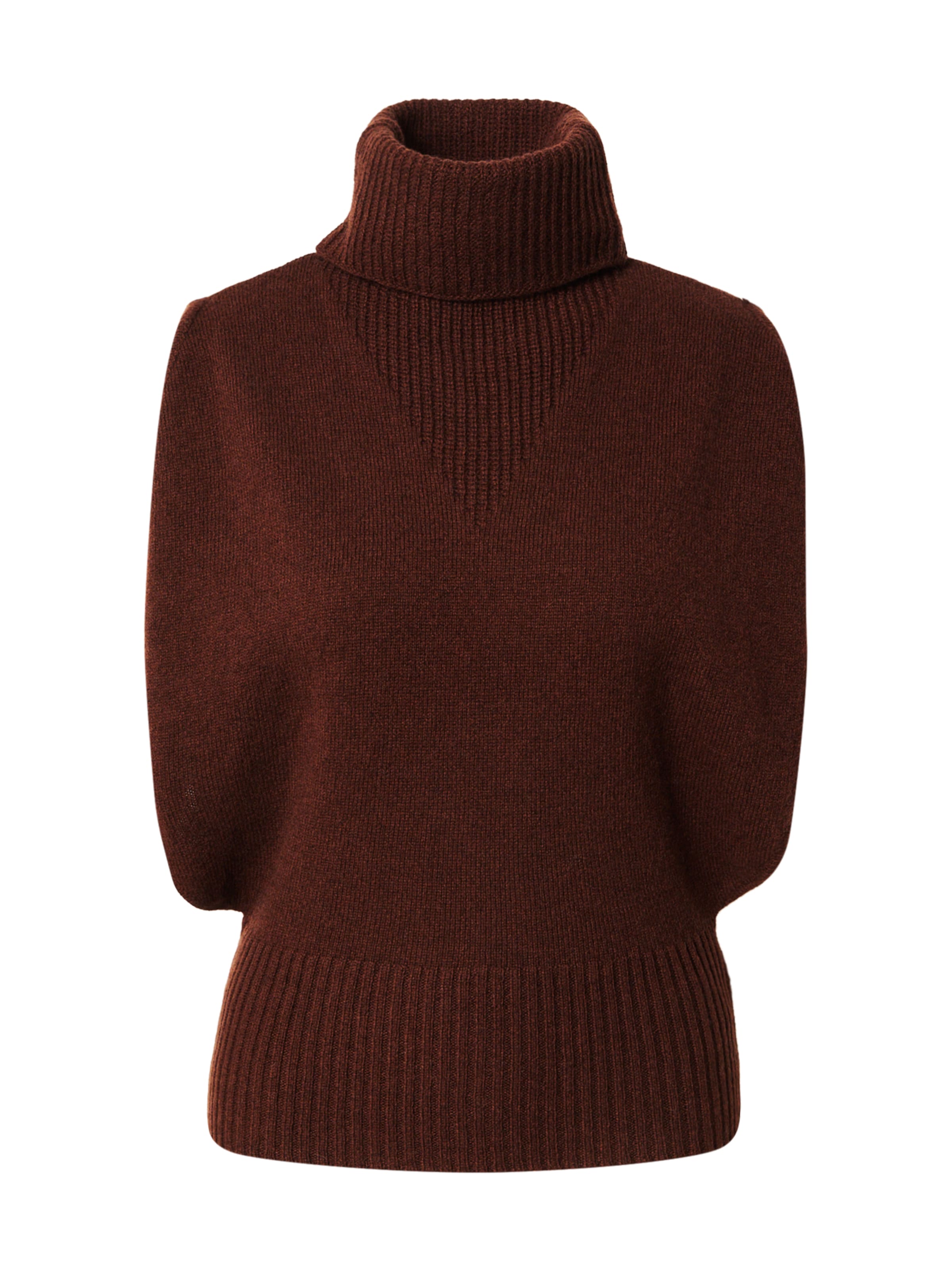 VILA ROUGE EDIT Kampsun 'ROUCLEO', värv pruun: eest vaates