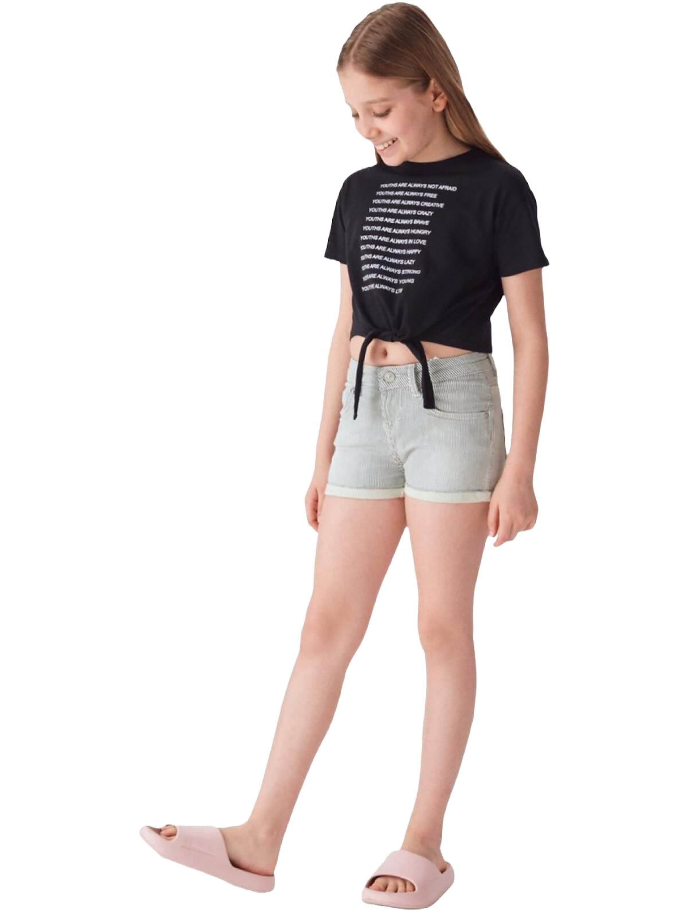 LTB Jeans Regular Jeans 'LTB Jeans Baby Girl Judie G Denim Shorts' in Blue: front