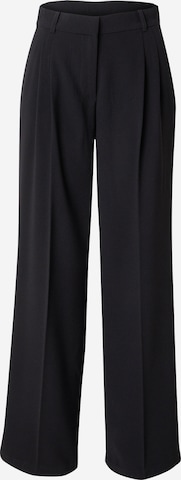 ONLY Loose fit Pleat-Front Pants 'GRY' in Black: front