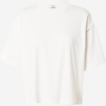 Hoermanseder x About You قميص 'Linn' بلون أبيض: الأمام