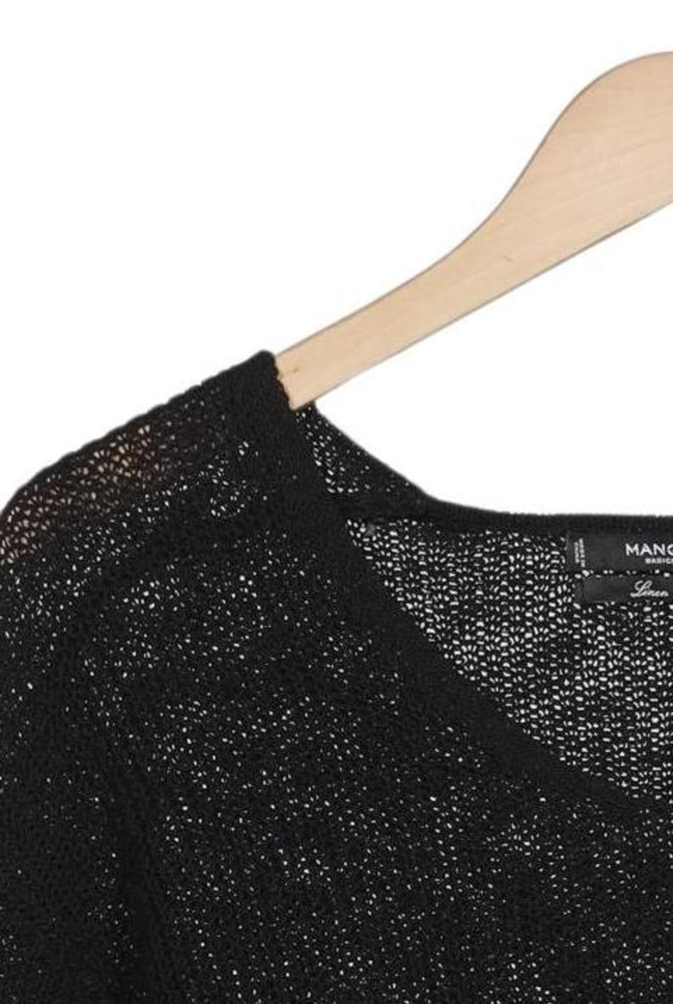 MANGO Pullover S in Schwarz