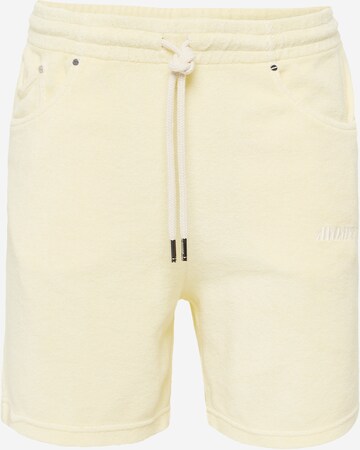 MOUTY Regular Trousers 'June' in Yellow: front