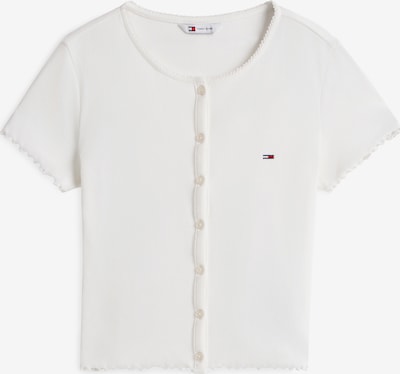 Kardiganas iš Tommy Jeans, spalva – balta, Prekių apžvalga
