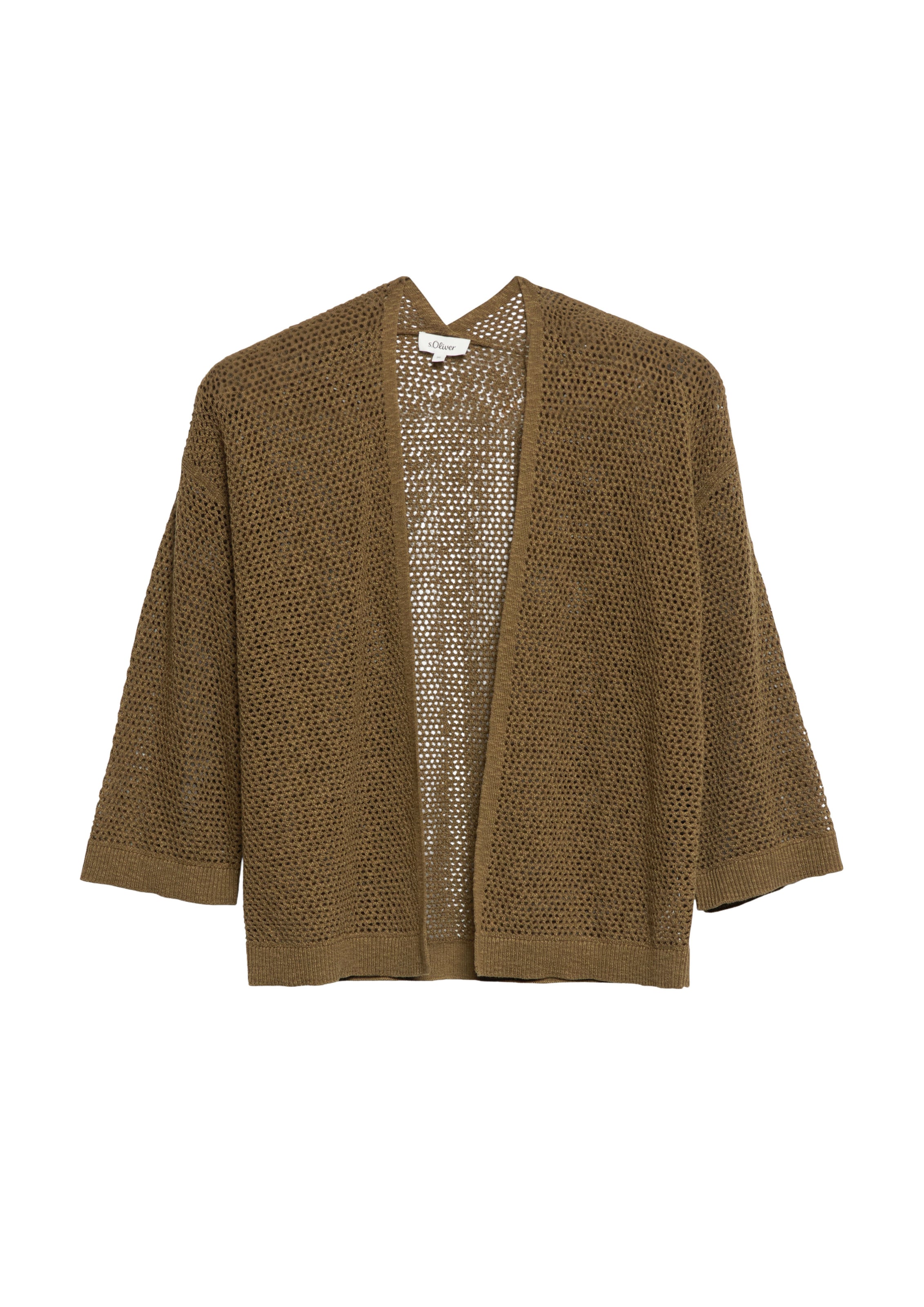 Cardigan s.Oliver en marron : devant