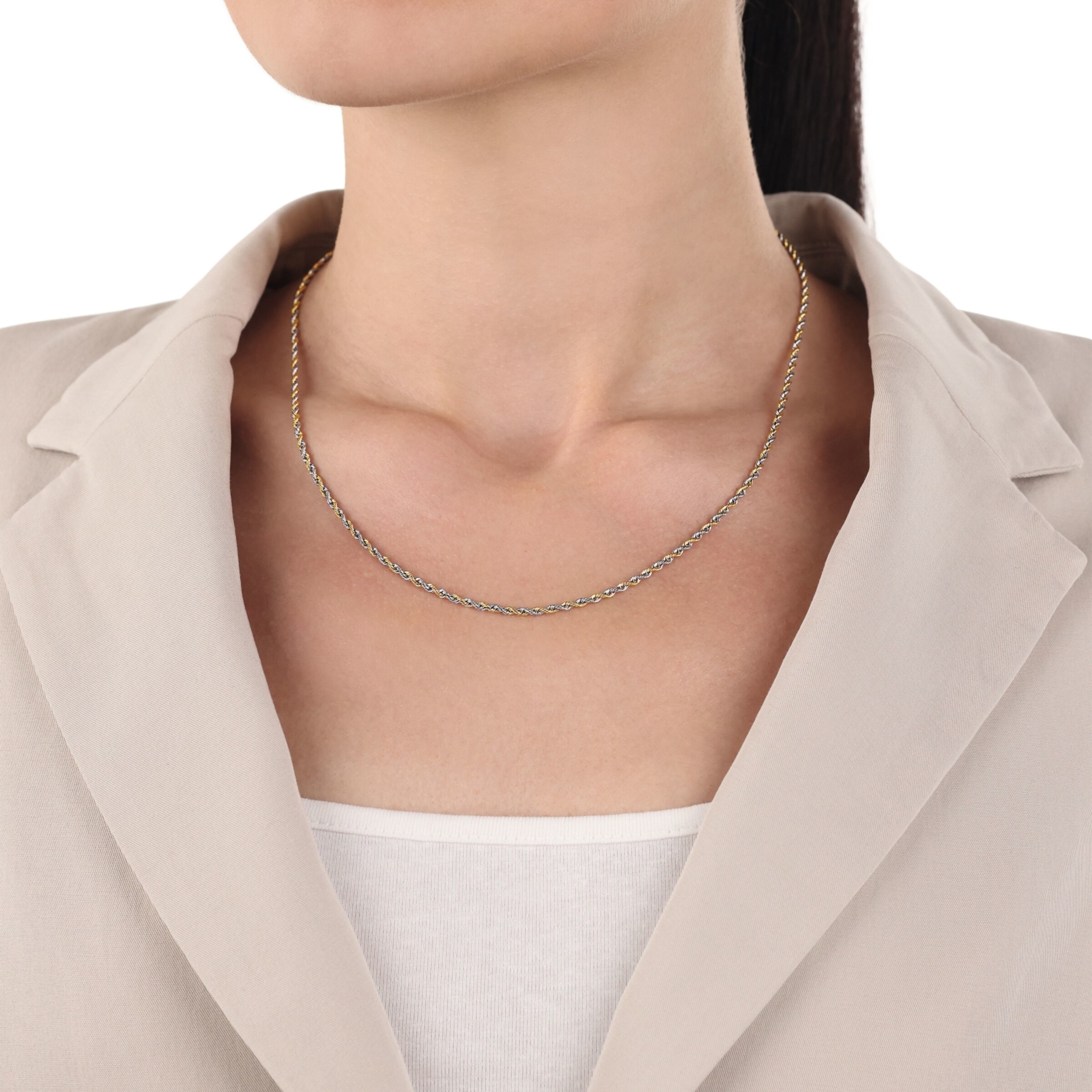 AMOR Necklace in Gold: front