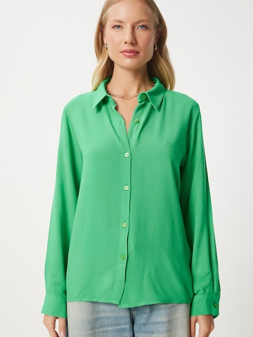 Happiness İstanbul - Blusa en verde: frente