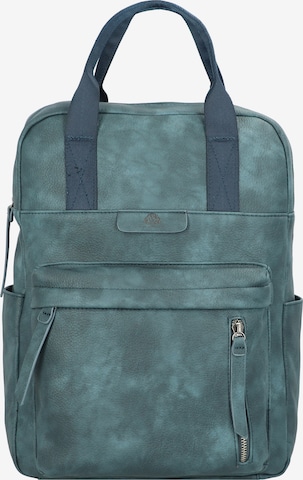 GREENBURRY Backpack 'Toni' in Blue: front