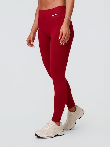 Leggings 'Hue' de la neverover pe roșu: față