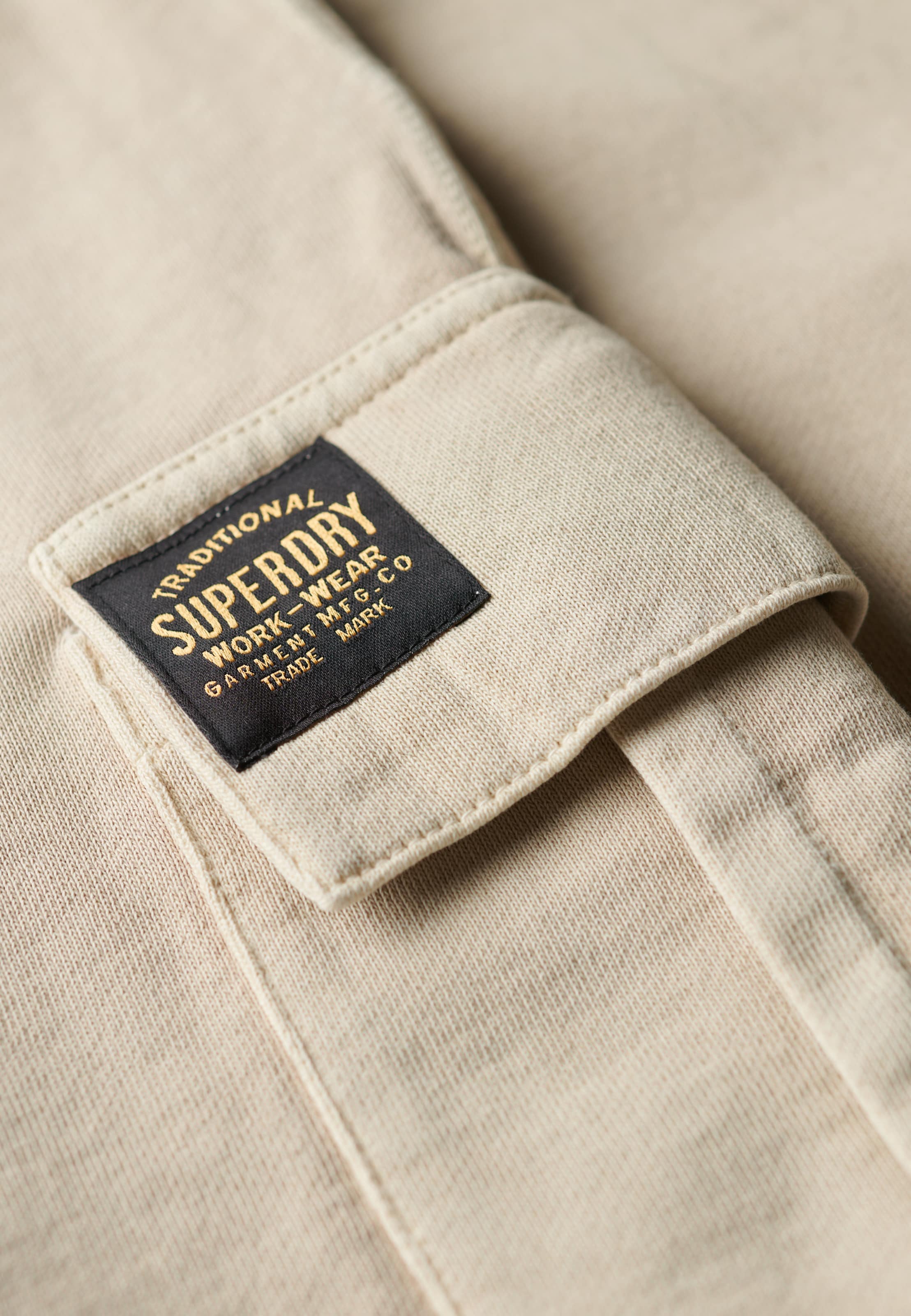 Superdry Regular Cargobroek in Beige