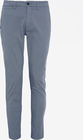 BIG STAR Tapered Chino Pants 'Erhat' in Blue: front