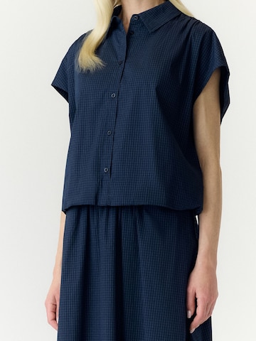 YAS Blouse 'YASLeona' in Blauw