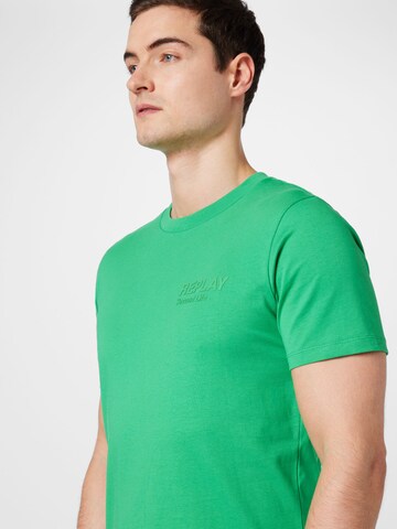 REPLAY Shirt in Green