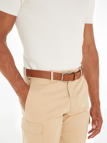 TOMMY HILFIGER Belt 'OLIVER' in Brown: front