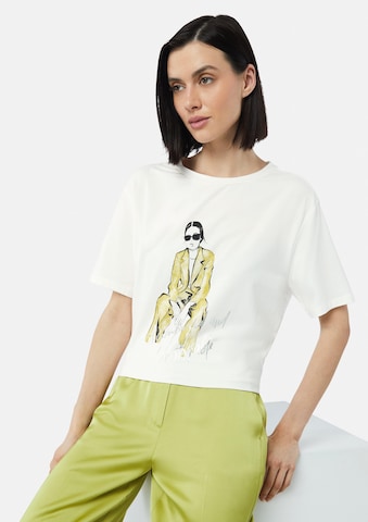 COMMA T-Shirt in Weiß: Vorderseite
