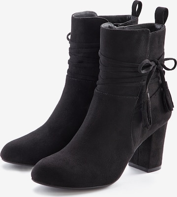 LASCANA Ankle Boots in Black