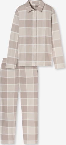 SCHIESSER - Pijama ' Selected Premium Warming ' en beige: frente