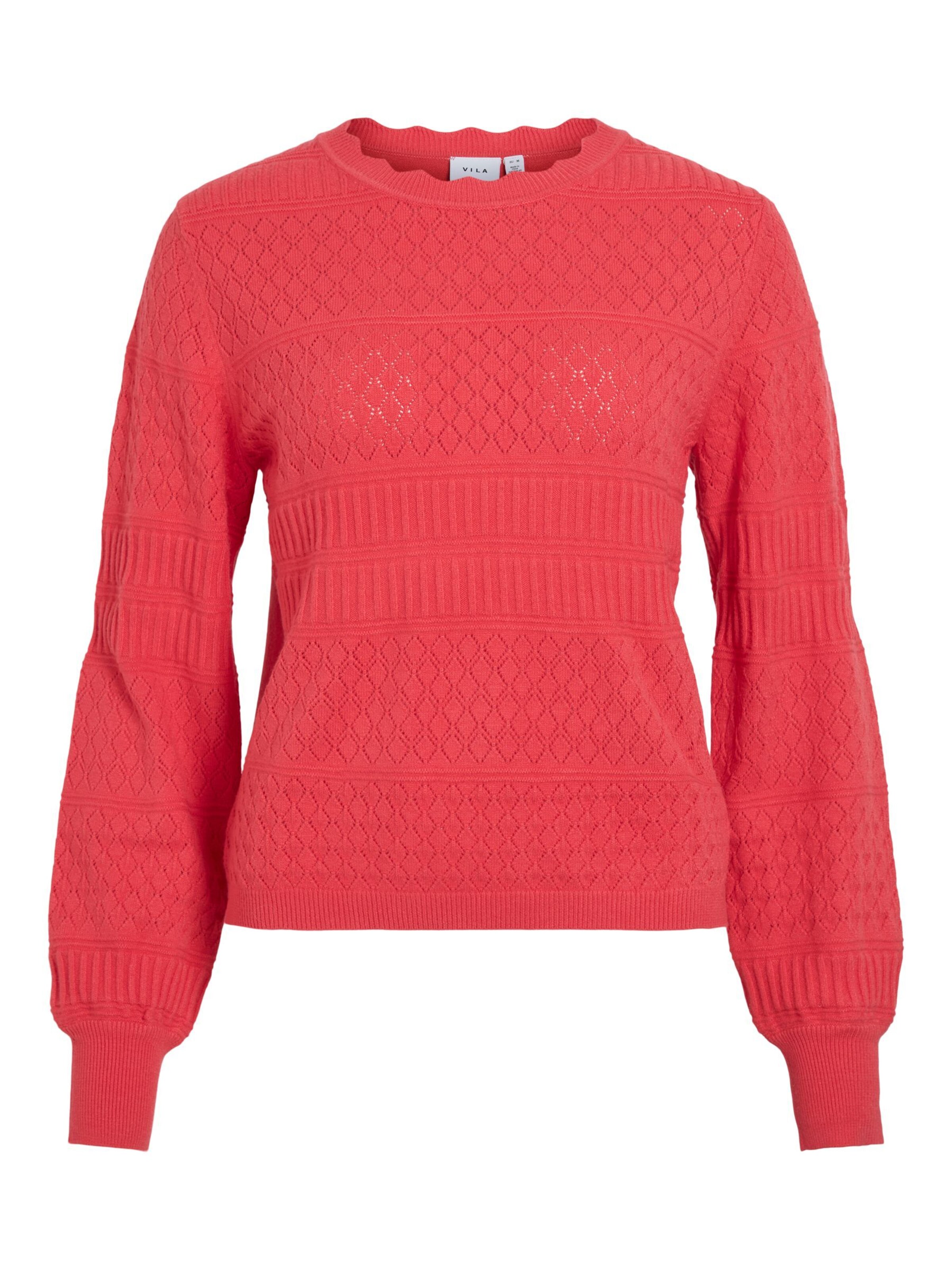 VILA Pullover 'VIMilos' i rød: forside