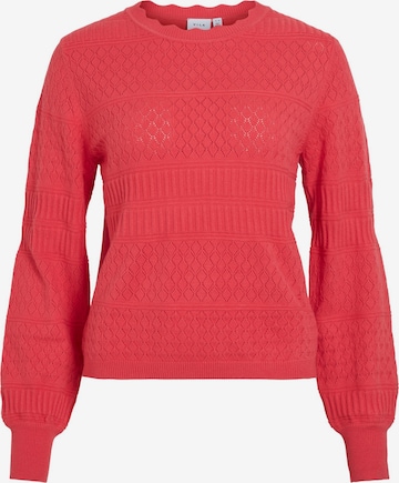 VILA Trui 'VIMilos' in Rood: voorkant