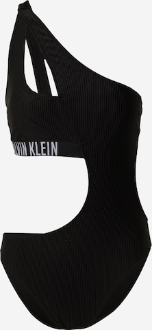 Calvin Klein Swimwear Bustier Uimapuku värissä musta: edessä