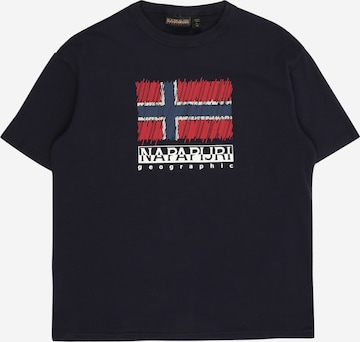 NAPAPIJRI - Camiseta 'Adige' en azul: frente