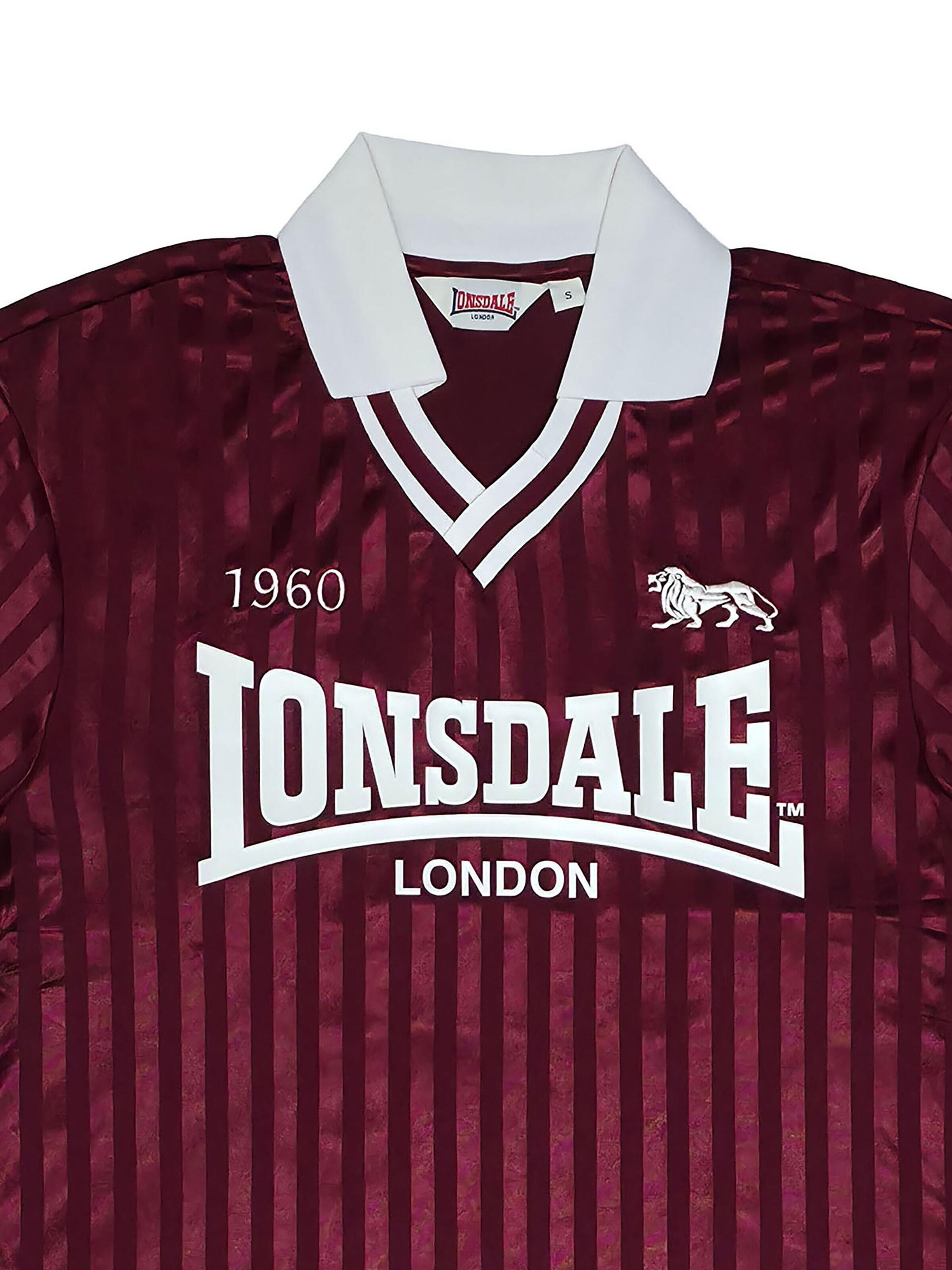 LONSDALE Dres 'Footdee' | rdeča barva